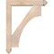 Ekena Millwork Westlake Arts and Crafts Smooth Bracket w/ Offset Brace, Douglas Fir, 5 1/2"W x 28"D x 36"H BKT0604X28X36WTL03SDF - alternate 3